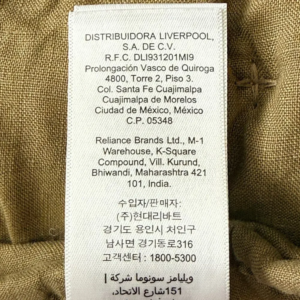 West Elm European Linen Lofty Tack Stitch Quilt King Size 92x108 Olive Green